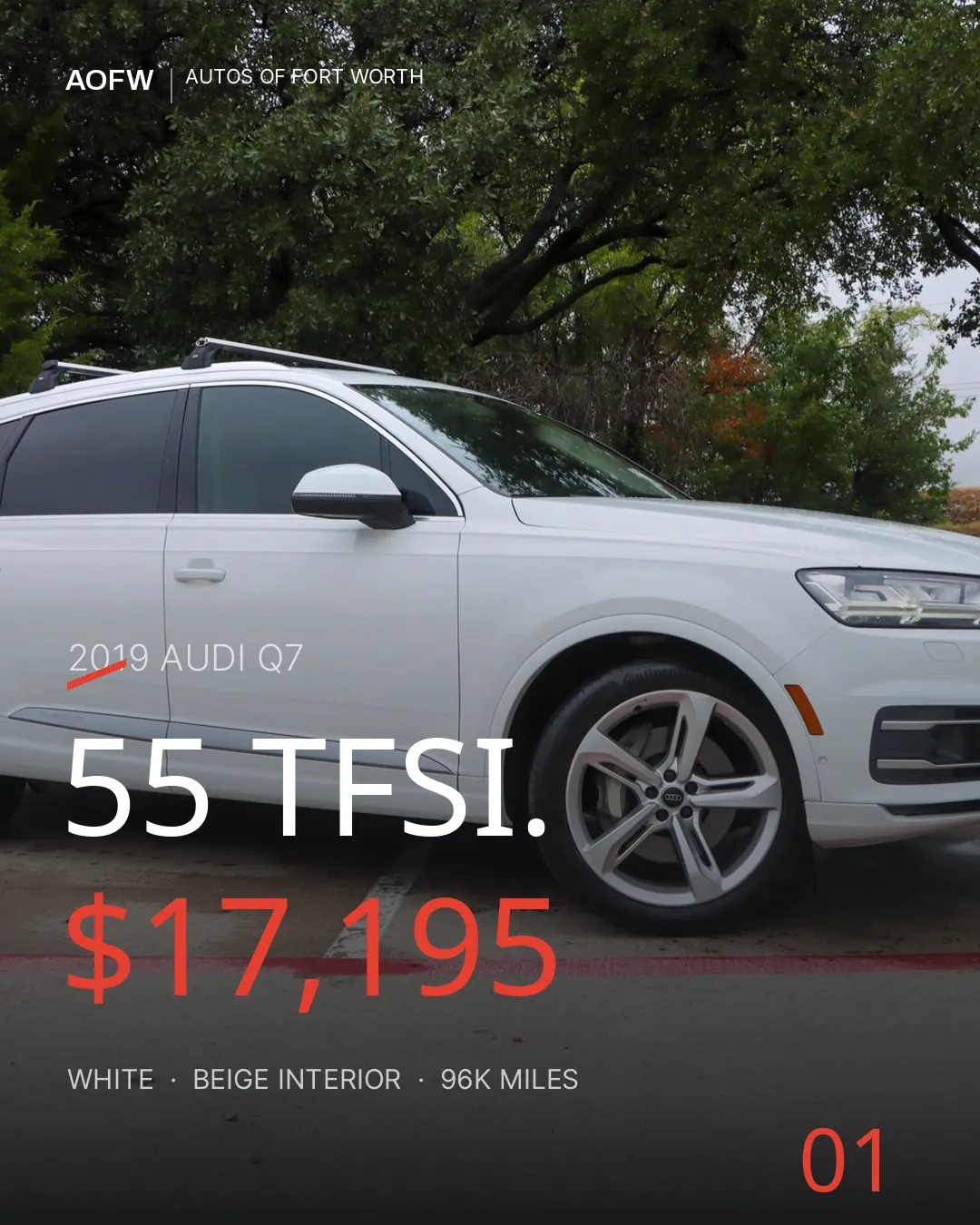 2019 Audi Q7 55 TFSI Prestige, stock P2703